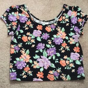 Flower crop top